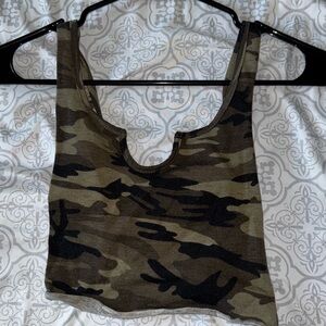 SHEIN Camouflage Tank Top